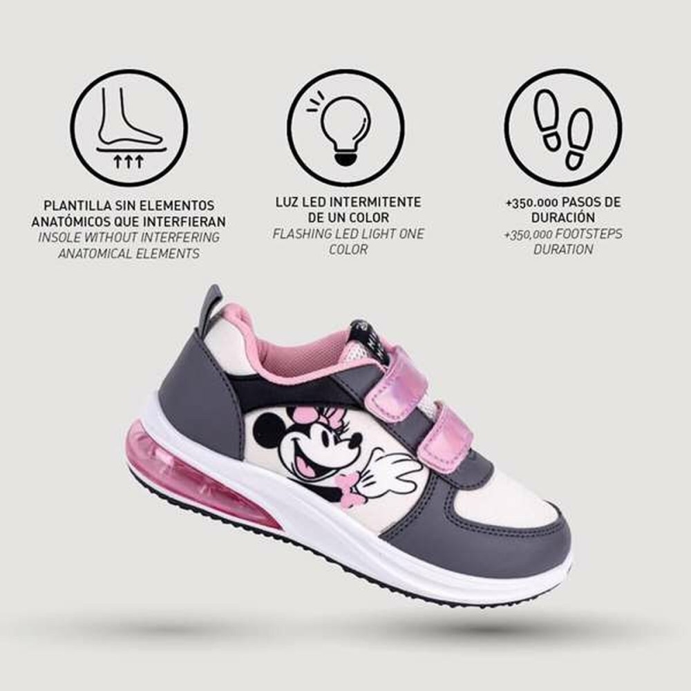 Sports Shoes for Kids Minnie Mouse Grey