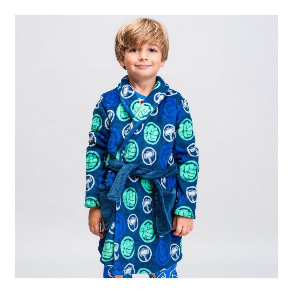 Peignoir pour Enfants The Avengers Bleu