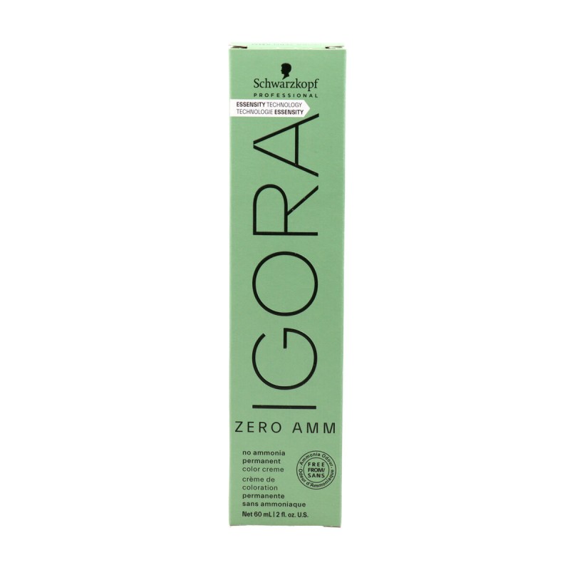 Teinture permanente Schwarzkopf Igora Zero Amm Noir Nº 1-0 60 ml