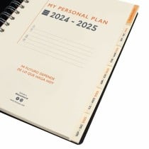 Agenda Finocam Tempus Noir quarto 15,5 x 21,7 cm 2024-2025