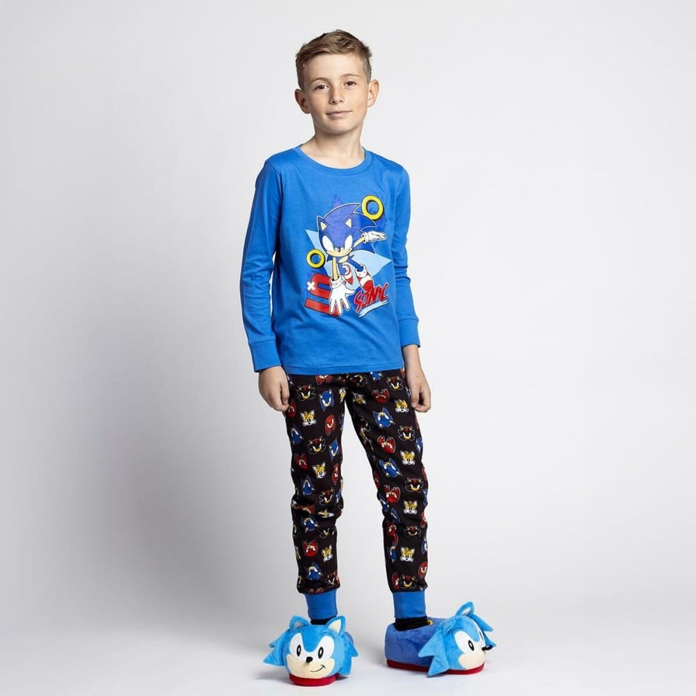 Pyjama Enfant Sonic Bleu