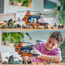 Set de construction Lego 60437 Jungle Explorer Helicopter Base Camp Multicouleur