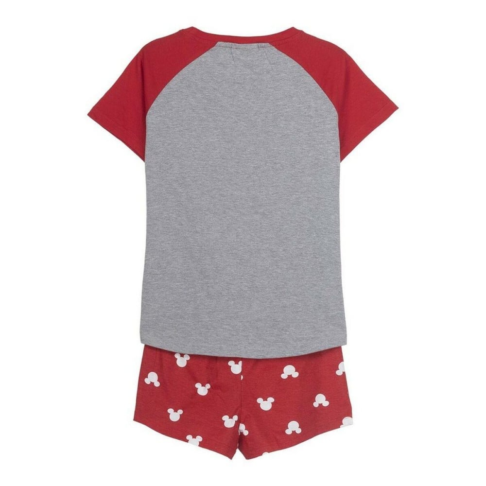 Summer Pyjama Minnie Mouse Red Lady Grey