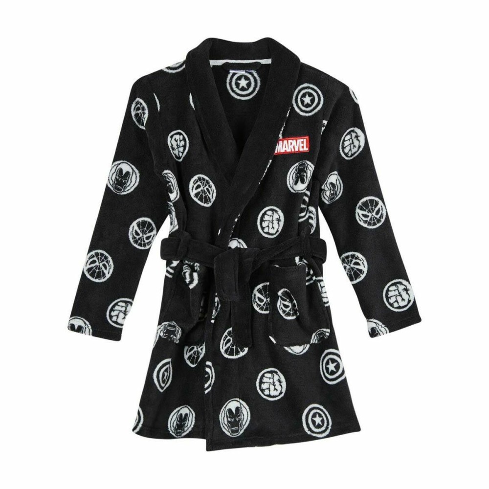 Peignoir pour Enfants Marvel 30 1 30 Noir