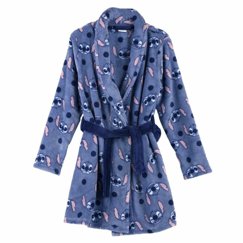 Children's Dressing Gown Stitch Blue