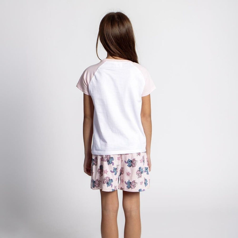 Children's Pyjama Stitch Pink