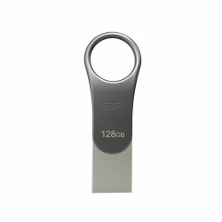 Clé USB Silicon Power Mobile C80 Gris Titane 128 GB