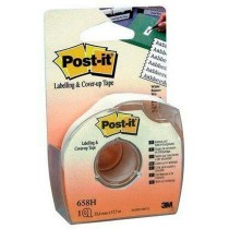 Adhesive Tape Post-it 658H White 25,4 mm x 17,7 m (12 Units)