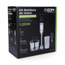 Hand-held Blender EDM 07648 Black Silver