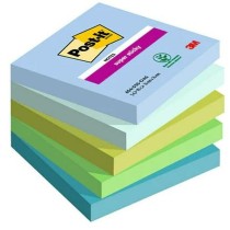 Notes Adhésives Post-it Super Sticky Multicouleur 5 Pièces 76 x 76 mm