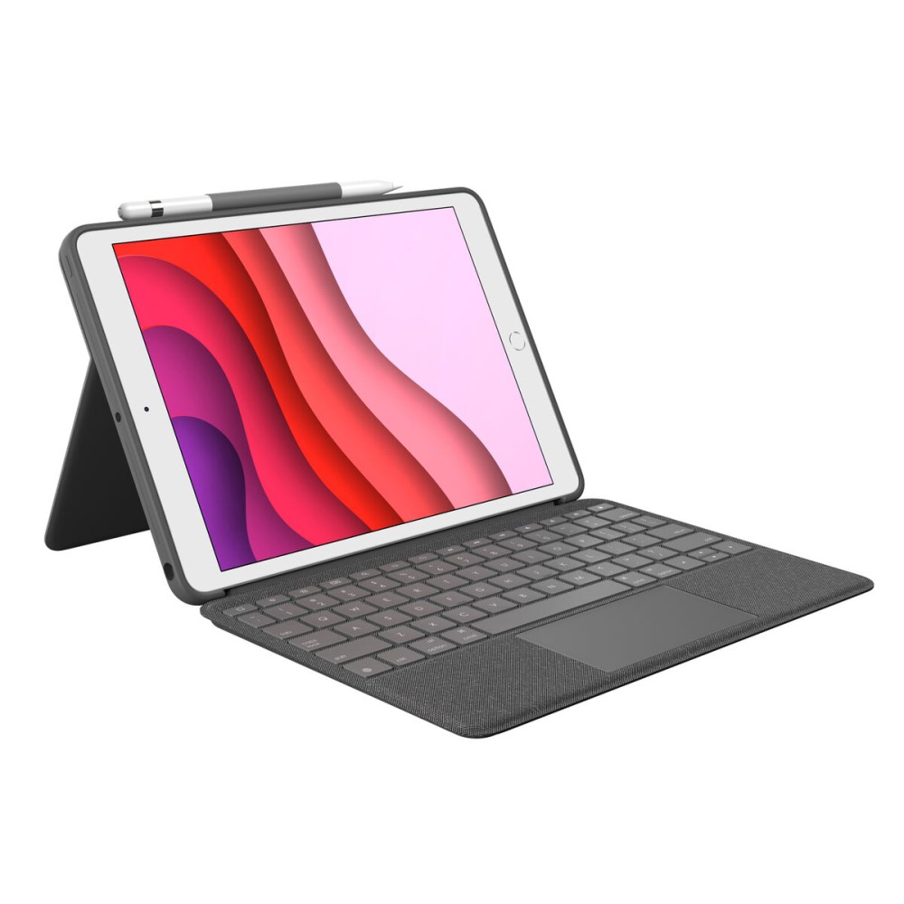 Clavier Bluetooth avec Support pour Tablette Logitech 920-009627 Gris Graphite Espagnol Qwerty QWERTY