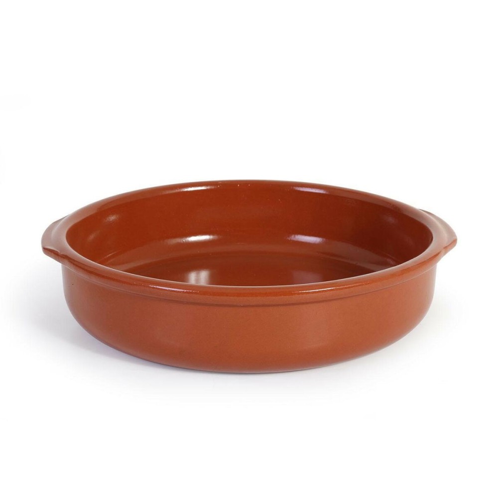 Saucepan Azofra Baked clay 33 x 31,5 x 7,5 cm (3 Units)