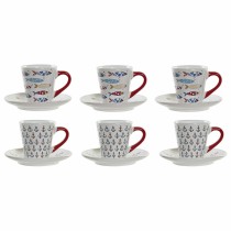 Tasse DKD Home Decor Multicouleur Métal Grès 130 ml