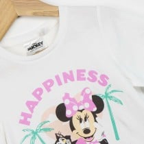 Kurzarm-T-Shirt für Kinder Minnie Mouse Weiß