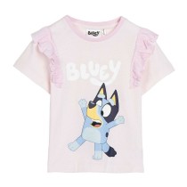 Kurzarm-T-Shirt für Kinder Bluey Hellrosa