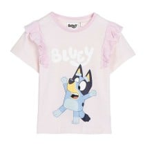 T shirt à manches courtes Enfant Bluey Rose clair