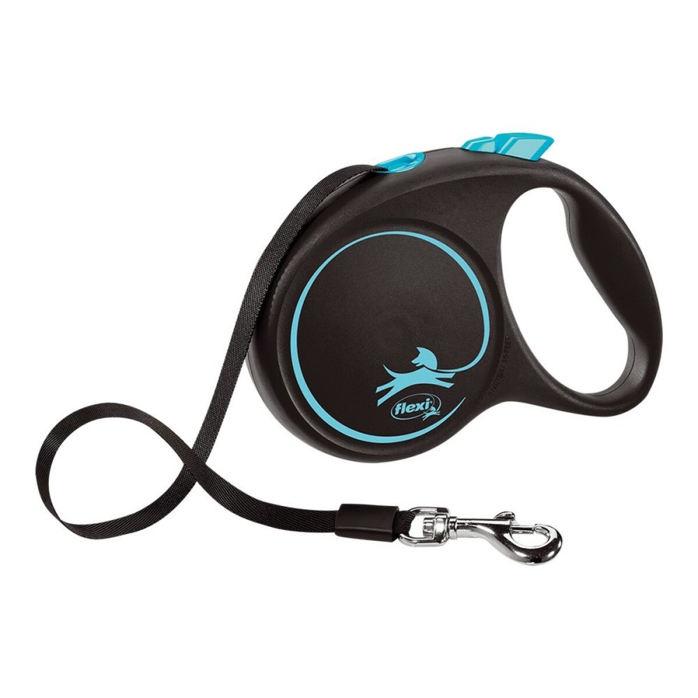 Dog Lead Flexi BLACK DESIGN 5 m Blue Size L