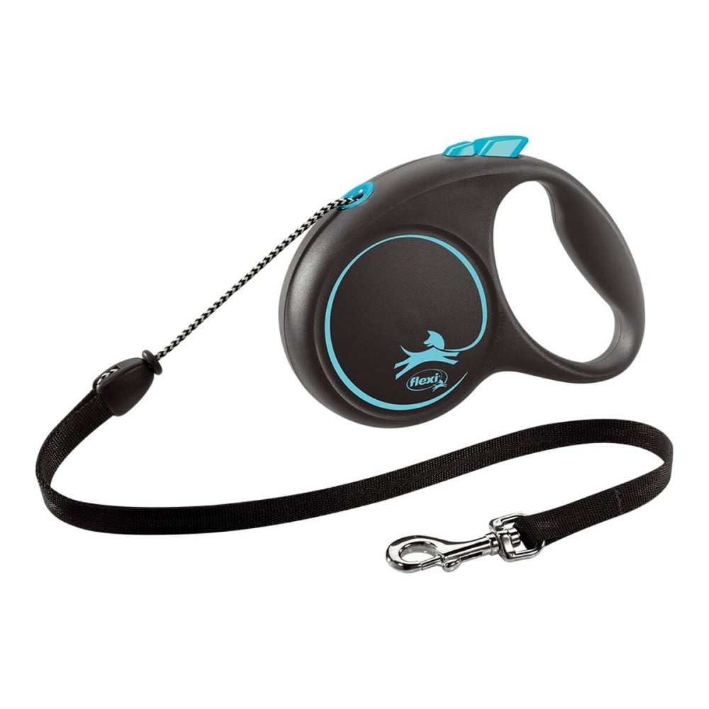 Dog Lead Flexi BLACK DESIGN 3 m Blue XS