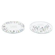 Laterne DKD Home Decor Kristall Bunt Schmetterling (10 x 10 x 1 cm) (2 Stück) (2 unidades)
