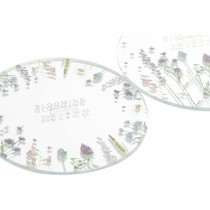 Lantern DKD Home Decor Crystal Multicolour Butterfly (10 x 10 x 1 cm) (2 unidades)