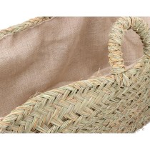 Log basket EDM Esparto grass 60 x 35 x 45 cm 60 x 45 x 35 cm Oval