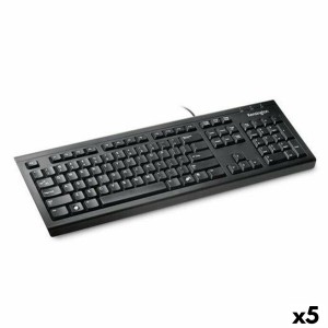 Tastatur Kensington 1500109BE Schwarz QWERTY