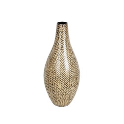 Vase Romimex Brown Black Bamboo 28 x 66 x 28 cm