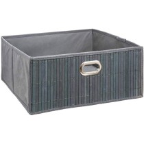 Basket 5five Simply Smart Grey 31 x 31 x 13.5 cm Bamboo