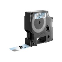 Laminated Tape for Labelling Machines Dymo D1 45800 LabelManager™ Black Transparent (5 Units)