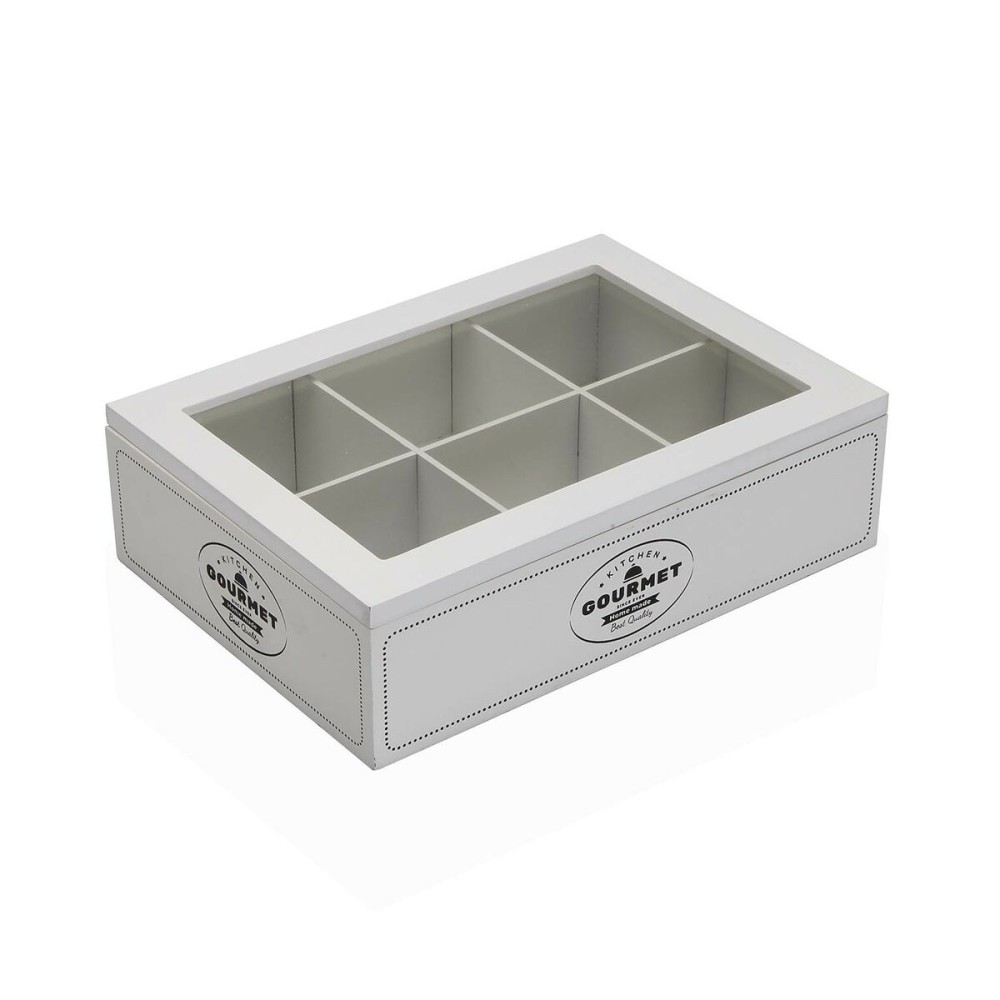 Boîte pour infusions Versa Gourmet Bois 17 x 7 x 24 cm