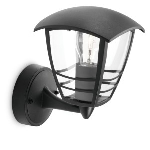 Wall Light Philips My Garden Creek Black Aluminium A 60 W E27