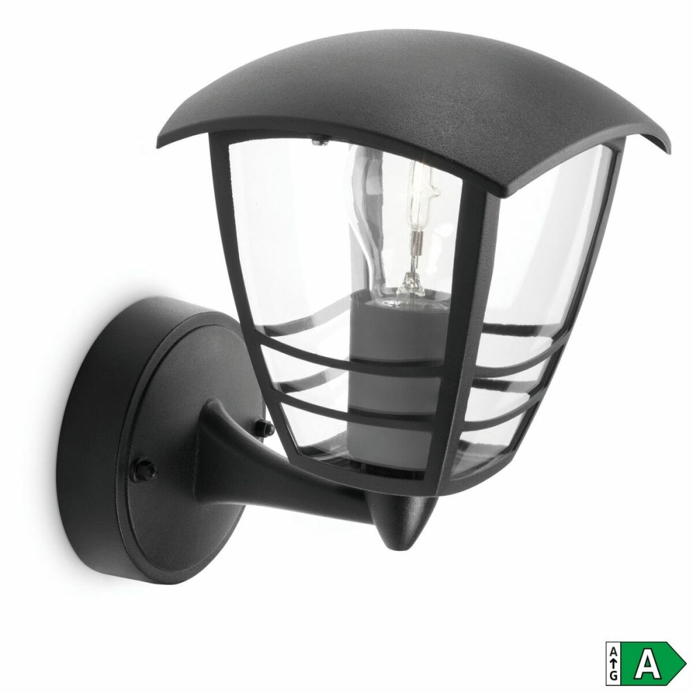 Wall Light Philips My Garden Creek Black Aluminium A 60 W E27