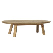 Table Basse DKD Home Decor Naturel Marron Bois Bois Recyclé 139 x 59 x 35 cm 140 x 60 x 35 cm