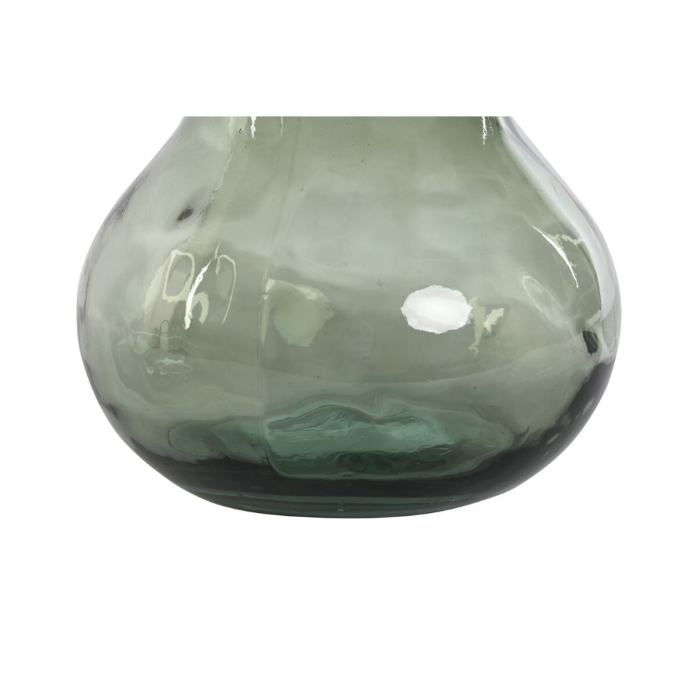 Vase Home ESPRIT Green Recycled glass 26,5 x 26,5 x 75 cm