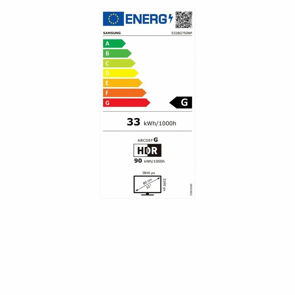 Écran Samsung LS32BG750NPXEN 4K Ultra HD 32" 165 Hz