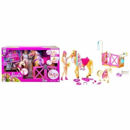 Spielzeug-Set Barbie Toilettage des Chevaux Kunststoff