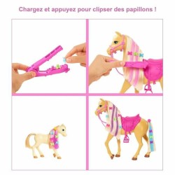 Spielzeug-Set Barbie Toilettage des Chevaux Kunststoff