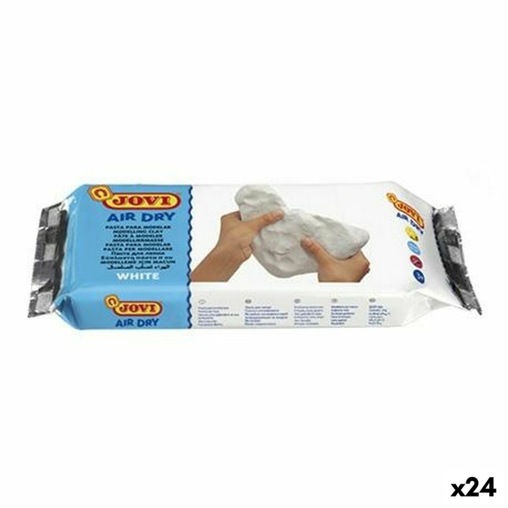 Modelliermasse Jovi Air Dry Weiß 500 g (24 Stück)