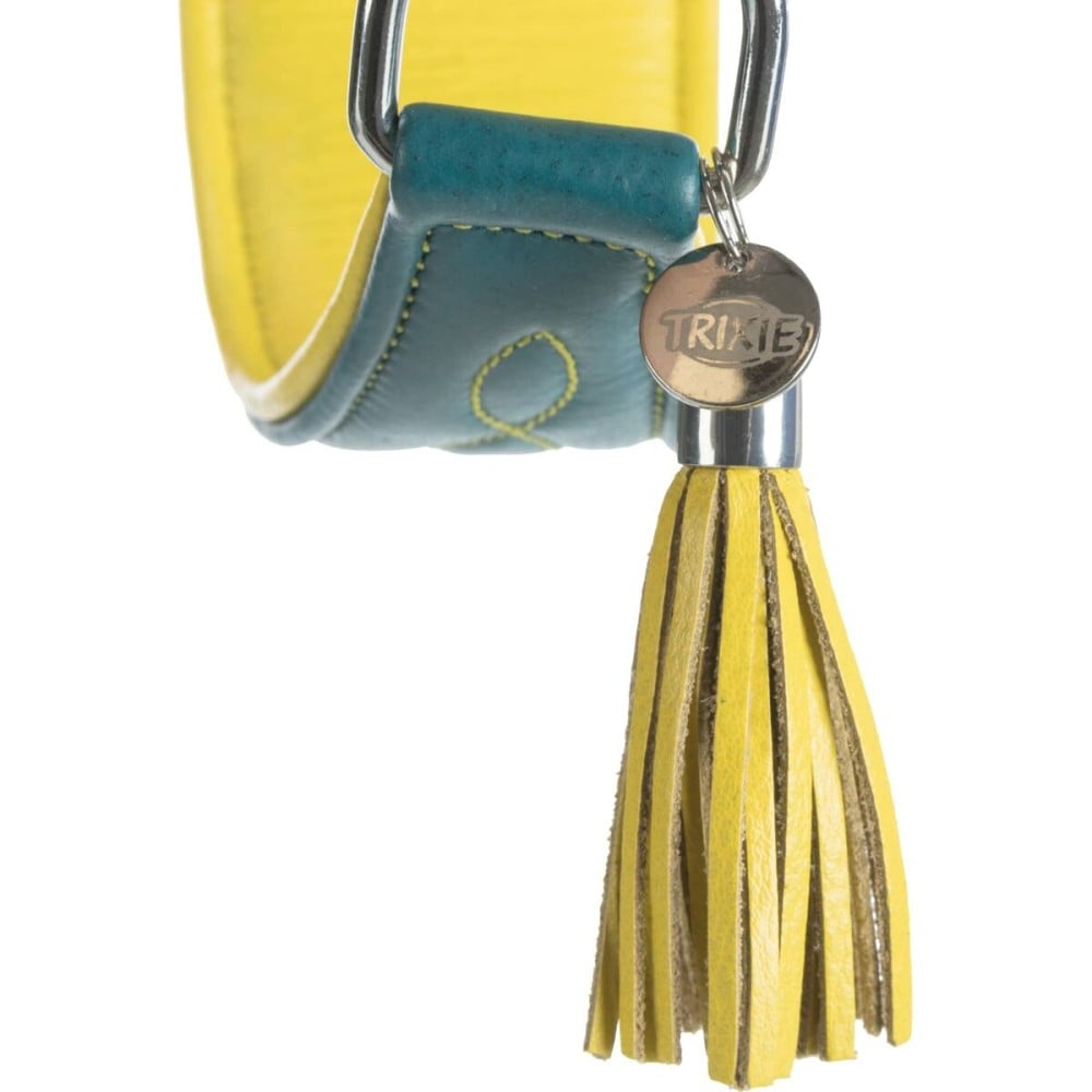 Collier de dressage Trixie Active Comfort Jaune Bleu S/M 33-42 cm