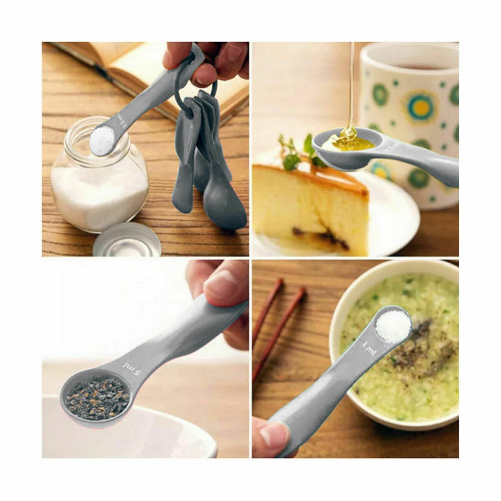 Measuring spoon Quttin 5 Pieces Plastic (36 Units)