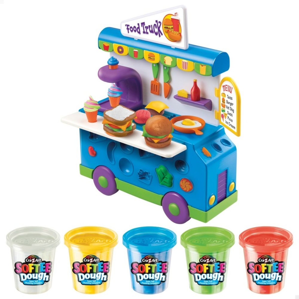 Pâte à modeler en argile Softee Food Truck (3 Unités)