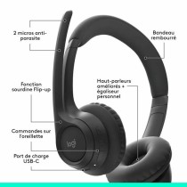 Headphones Logitech 981-001407 Black