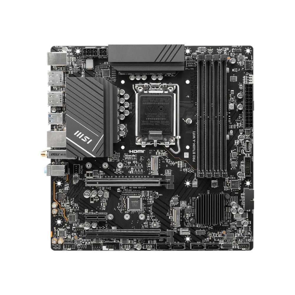 Carte Mère MSI MB PRO B760M-A WIFI LGA 1700 Intel B760