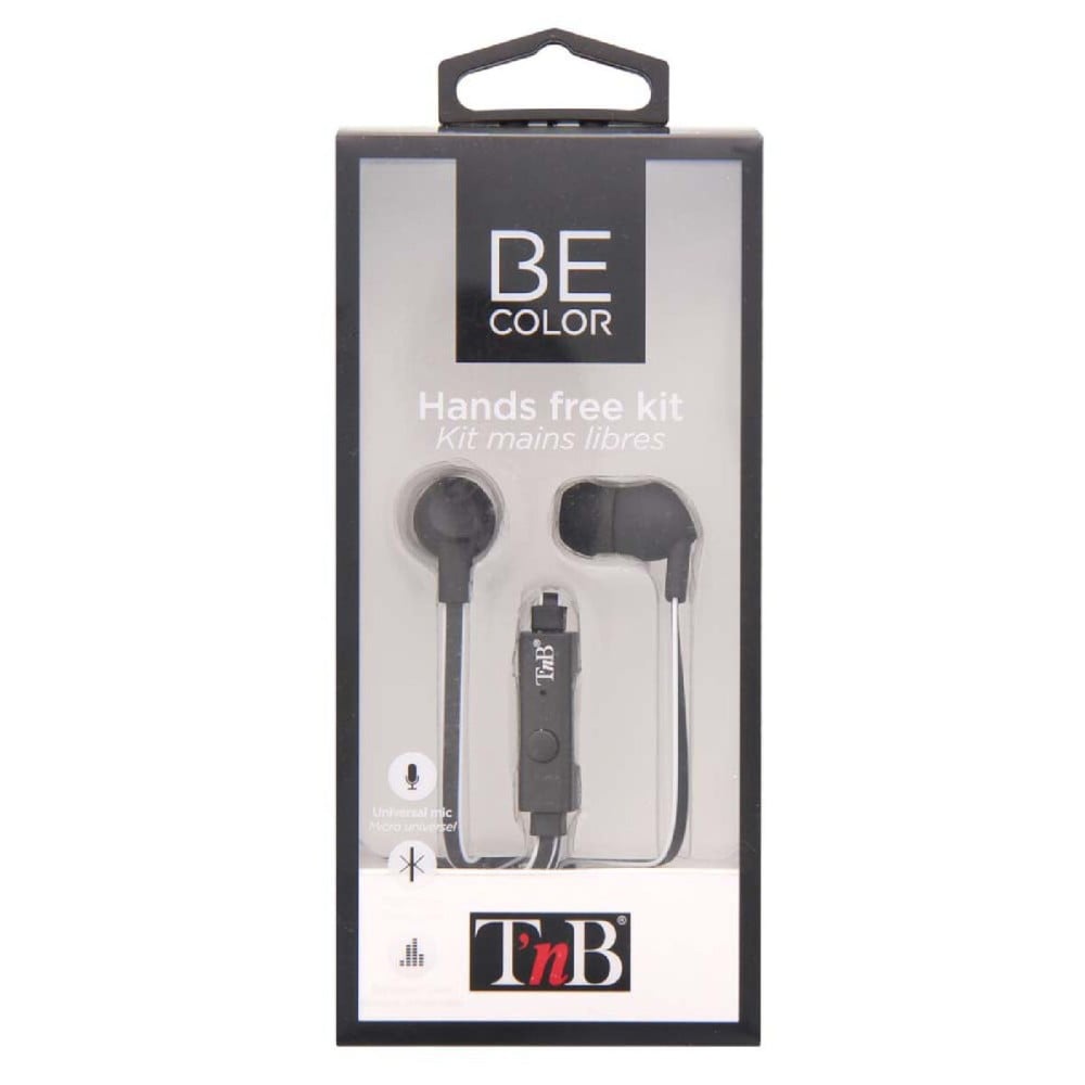 Headphones T'NB BE COLOR Black White/Black