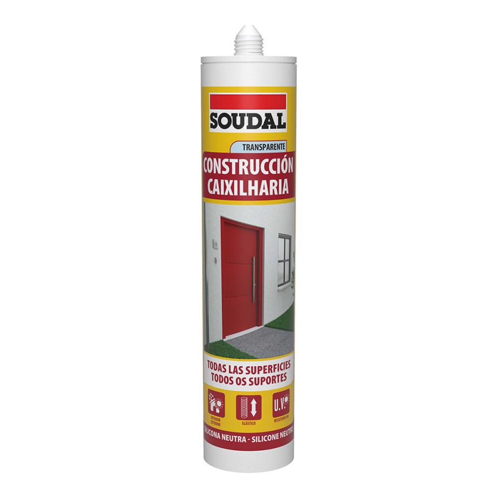 Silikon Soudal 115785 Konstruktion Durchsichtiges 290 ml