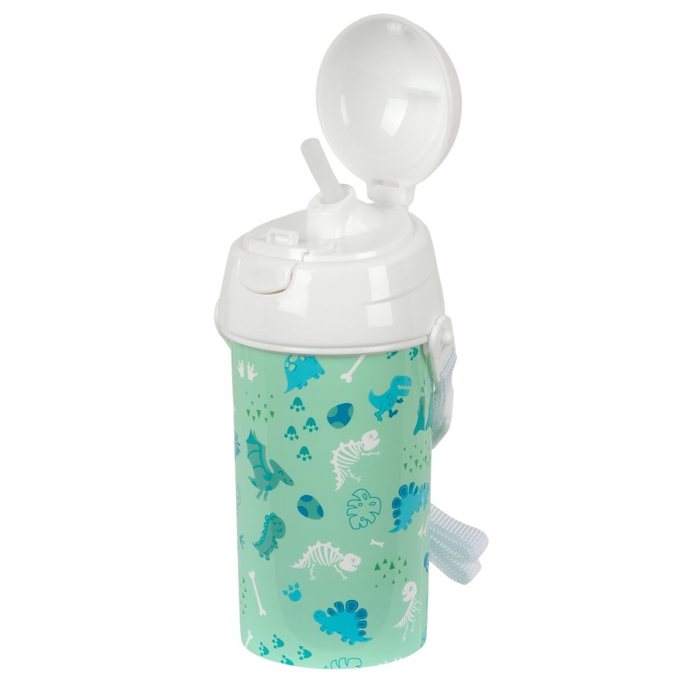 Bouteille d'eau Safta Dino Vert PVC 500 ml