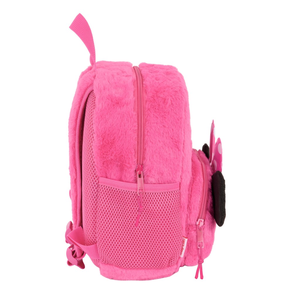 School Bag Minnie Mouse Pink 22 x 27 x 10 cm