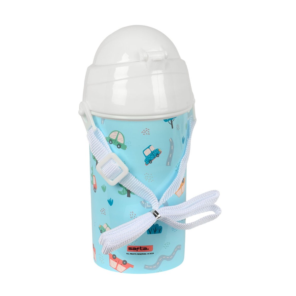 Wasserflasche Safta Coches Blau PVC 500 ml