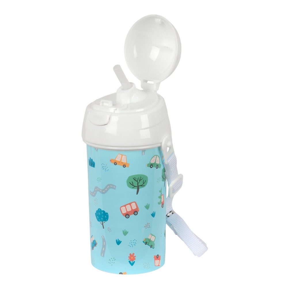 Wasserflasche Safta Coches Blau PVC 500 ml
