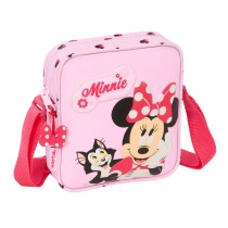 Sac à Bandoulière Minnie Mouse Naive Rose 16 x 18 x 4 cm